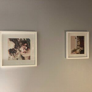 Set of Indigo Frames with Original Photographs